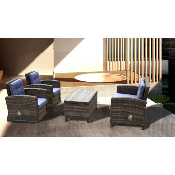 Outdoor Rattan Funktion Sofa Stühle Tisch Set